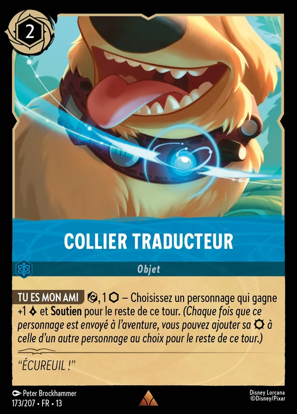 Collier traducteur — Disney Lorcana Objet card from Attack of the Vine!