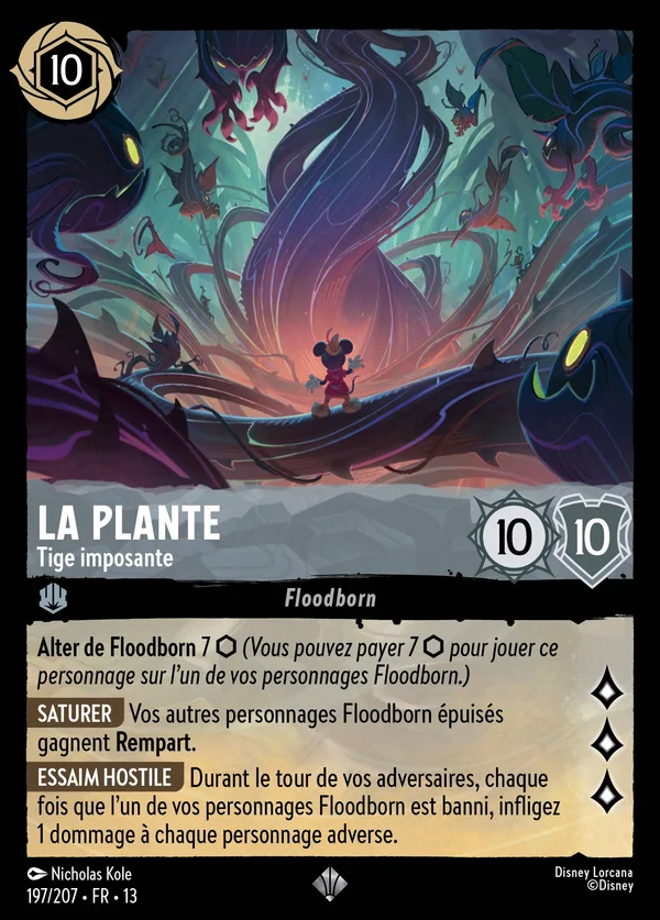 La Plante - Tige imposante — Disney Lorcana Personnage card from Attack of the Vine!