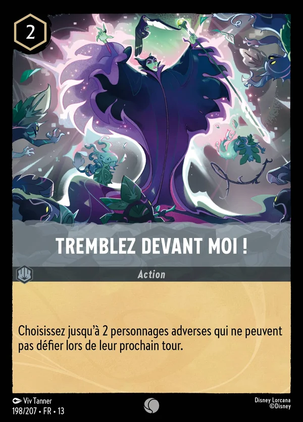 Tremblez devant moi ! — Disney Lorcana Action card from Attack of the Vine!