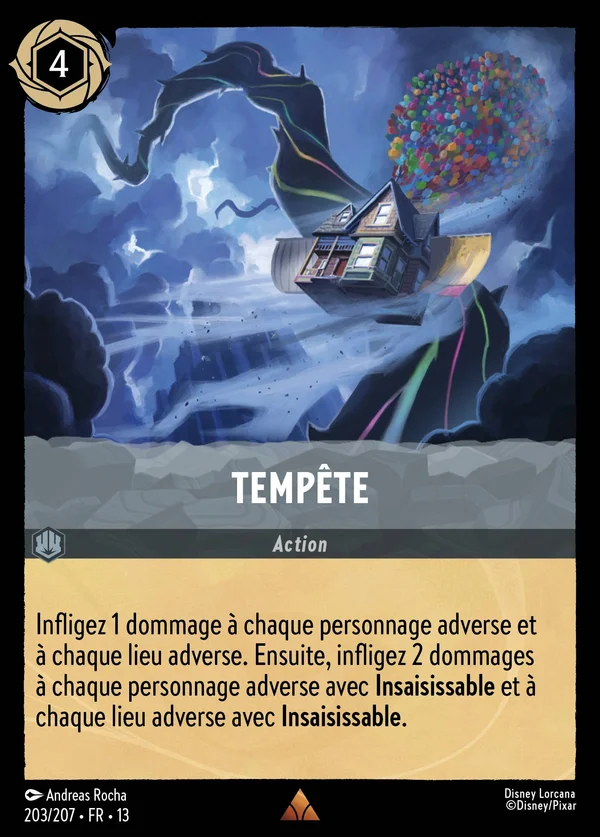 Tempête — Disney Lorcana Action card from Attack of the Vine!