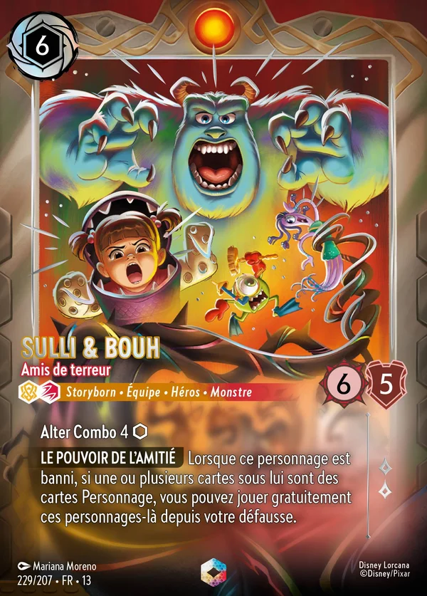 Sulli & Bouh - Amis de terreur — Disney Lorcana Personnage card from Attack of the Vine!