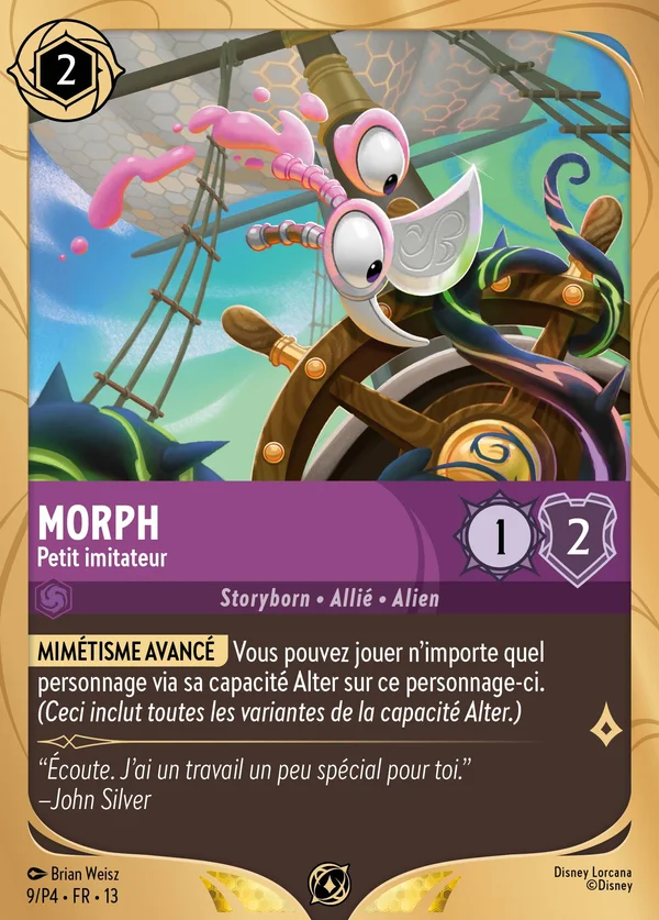 Morph - Petit imitateur — Disney Lorcana Personnage card from Attack of the Vine!