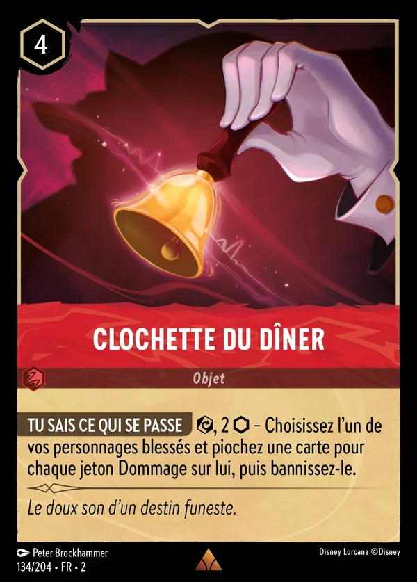 Clochette du dîner — Disney Lorcana Objet card from Rise of the Floodborn