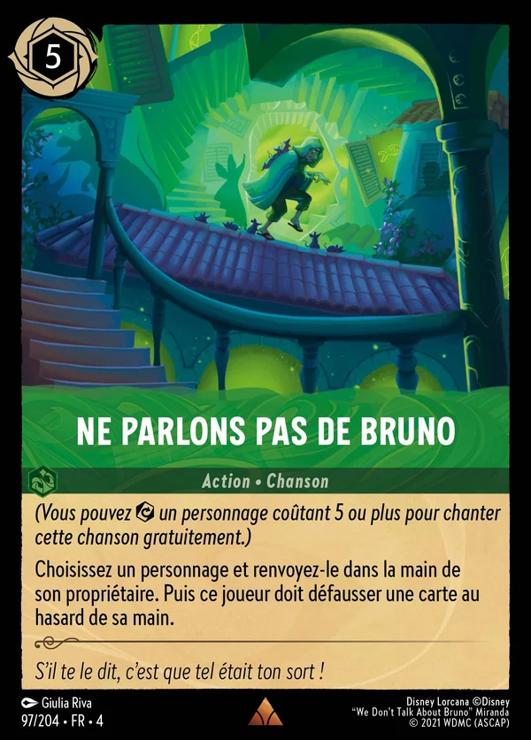 Ne parlons pas de Bruno — Disney Lorcana Action card from Ursula's Return