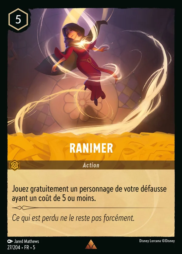 Ranimer — Disney Lorcana Action card from Shimmering Skies