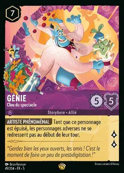 Génie - Clou du spectacle