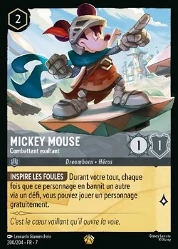 Mickey Mouse - Combattant exaltant