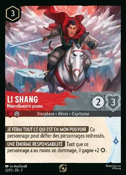 Li Shang - Nouvellement promu