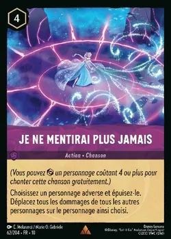 Je ne mentirai plus jamais