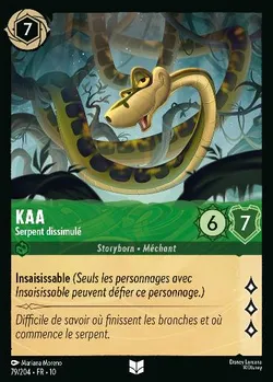 Kaa - Serpent dissimulé