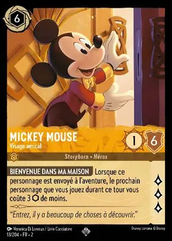 Mickey Mouse - Visage amical