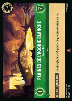 Plaines de l'Agonie Blanche - Lagon doré
