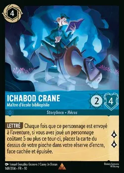 Ichabod Crane - Maître d'école bibliophile