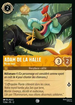 Adam de la Halle - Barde loyal — Amber Personnage