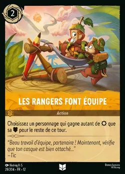 Les rangers font équipe