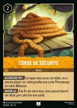 Corde de sécurité