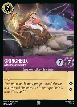 Grincheux - Mineur à la tête dure