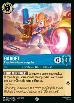 Gadget - Chercheuse de pièces égarées