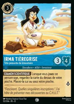 Irma Tièregrise - Tête pensante du laboratoire