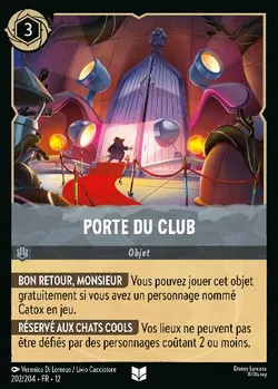 Porte du Club