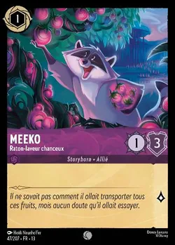 Meeko - Raton-laveur chanceux