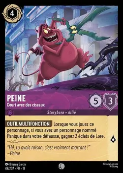 Peine - Court avec des ciseaux