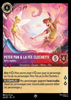 Peter Pan & La Fée Clochette - Amis rapides