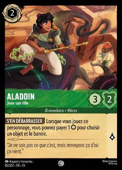 Aladdin - Joue son rôle