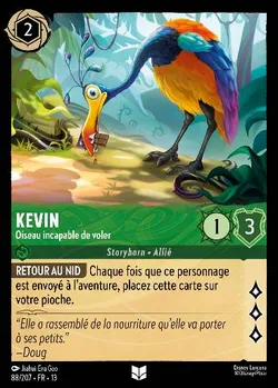 Kevin - Oiseau incapable de voler