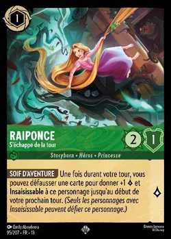 Raiponce - S'échappe de la tour