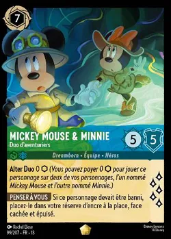 Mickey Mouse & Minnie - Duo d'aventuriers