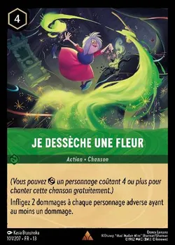Je dessèche une fleur