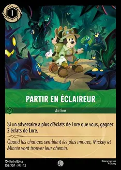Partir en éclaireur