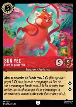 Sun Yee - Esprit du panda roux
