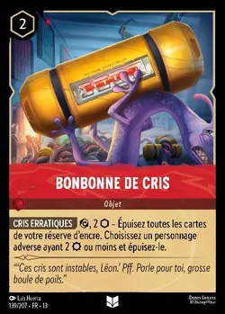 Bonbonne de cris