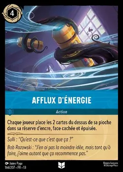 Afflux d'énergie