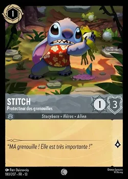 Stitch - Protecteur des grenouilles