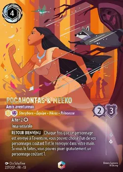 Pocahontas & Meeko - Amis aventureux