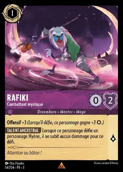 Rafiki - Combattant mystique