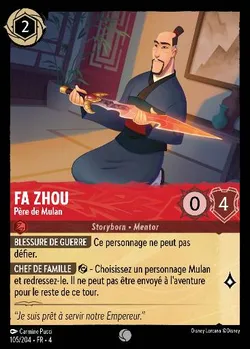 Fa Zhou - Père de Mulan